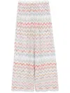 Missoni Zigzag-pattern Trousers In White