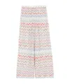 Missoni Zigzag-pattern Trousers In White