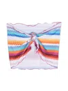 Missoni Zigzag-pattern Wrap Skirt In Pink
