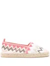 Missoni Zigzag-patterned Espadrilles In White