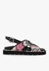 Missoni Zigzag Slingback Sandals In Multicolor