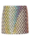 Missoni Zigzag-patterned Shorts In Multi