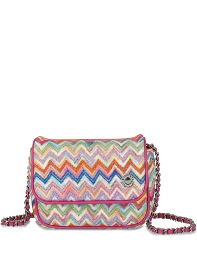 Missoni Kids' Zigzag-patterned Shoulder Bag In Multi
