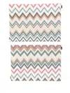 Missoni Zig-zag Placemats (set Of Two) In Neutrals