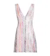 Missoni Zigzag Plunge Mini Dress