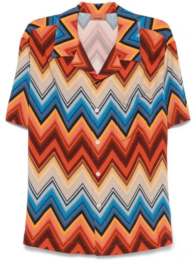 MISSONI ZIGZAG POCKET SHIRT