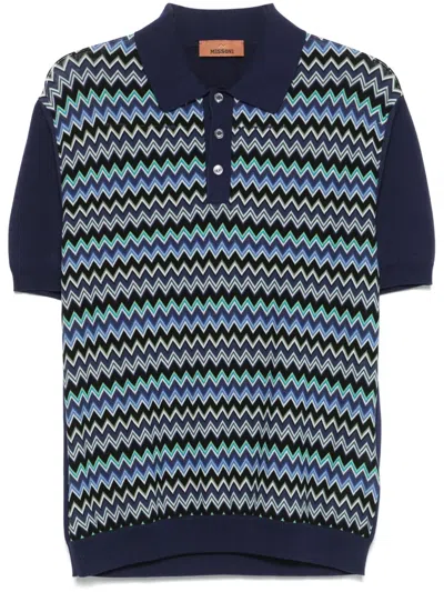 MISSONI ZIGZAG POLO SHIRT