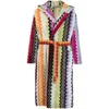 Missoni Villarica Zigzag Print Robe In Multi