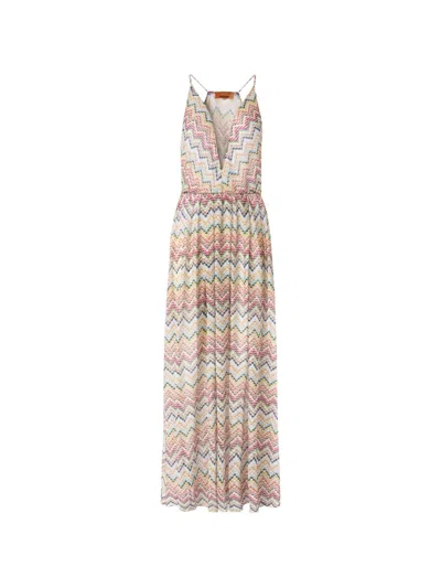 Missoni Zig-zag Print Beach Robe In Multi