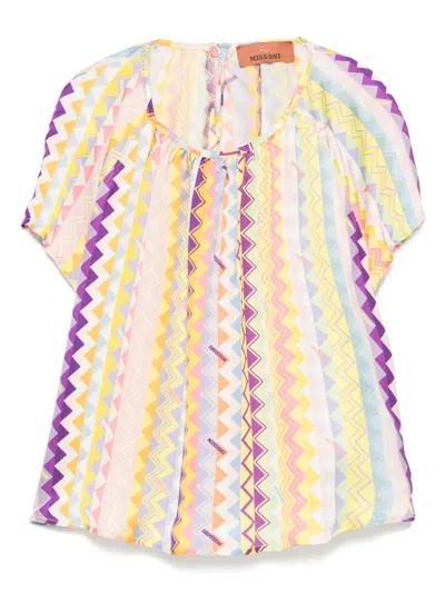 Missoni Zigzag-print Blouse In イエロー