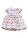 Missoni Zigzag-print Bow Dress Set In Neutral