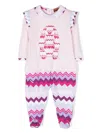 Missoni Zigzag-print Cotton Pyjama In Pink