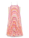 Missoni Pleated Dress In ピンク