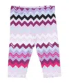 Missoni Zigzag-print Elasticated-waistband Leggings In Multicolor