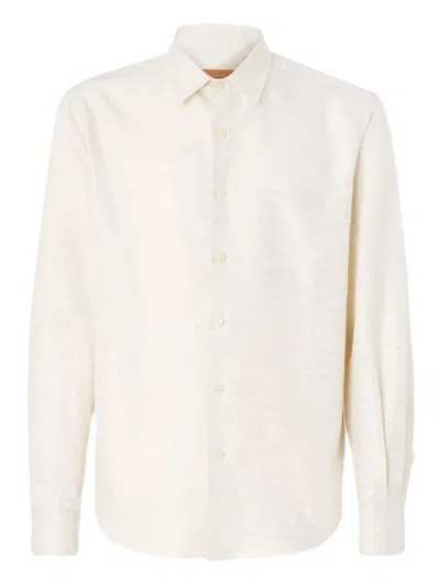 Missoni Zigzag-print Long-sleeve Shirt In White