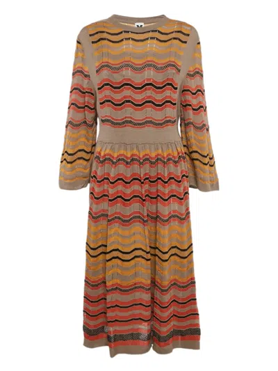 Pre-owned Missoni Zigzag-print Midi Dress