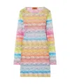 Missoni Printed Dress With Fitted Silhouette And Long Sleeves