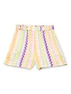 Missoni Zigzag-print Shorts In Yellow