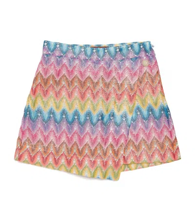 Missoni Kids' Zigzag Print Skirt In Multi
