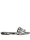 Missoni Zigzag-print Slides In Schwarz