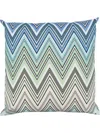Missoni Zigzag-print Soft Cushion In Grün