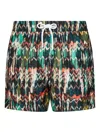 Missoni Zigzag-print Swim Shorts In Multi