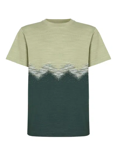 Missoni Zigzag-print T-shirt In Green
