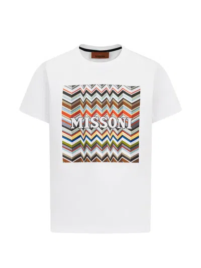 Missoni Zigzag-print T-shirt In White