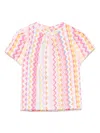 Missoni Zigzag-print Top In Pink