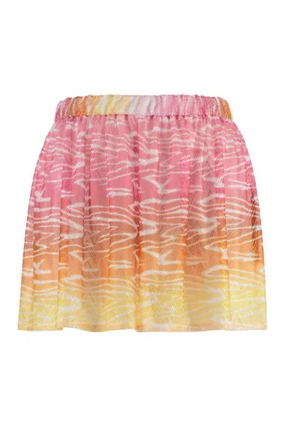 Missoni Zigzag Printed Elasticated Waist Shorts In Multi