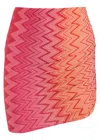 Missoni Smocked Mini Skirt In Red