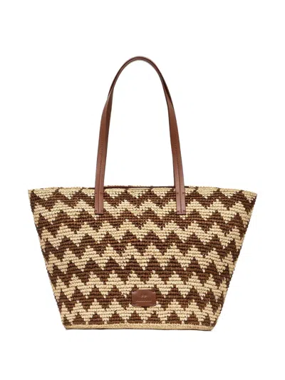 Missoni Zigzag Raffia Tote Bag