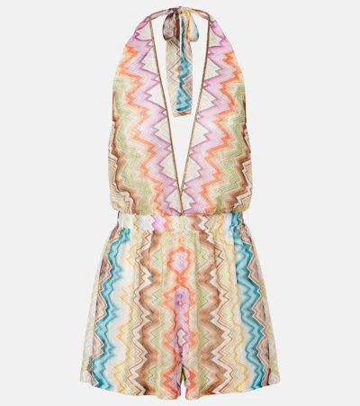 Missoni Zigzag Romper In Multi