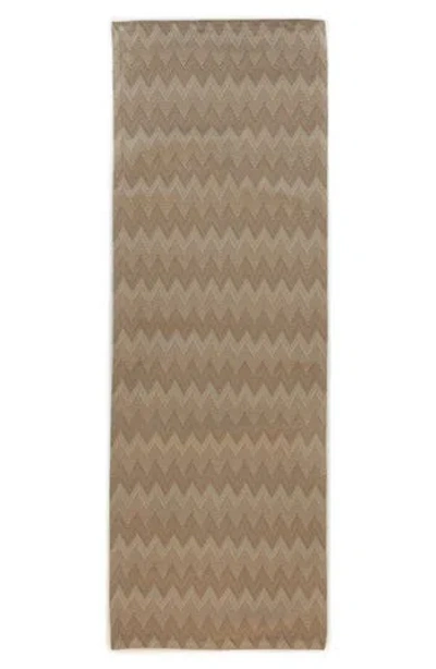 Missoni Zigzag Runner In Brown