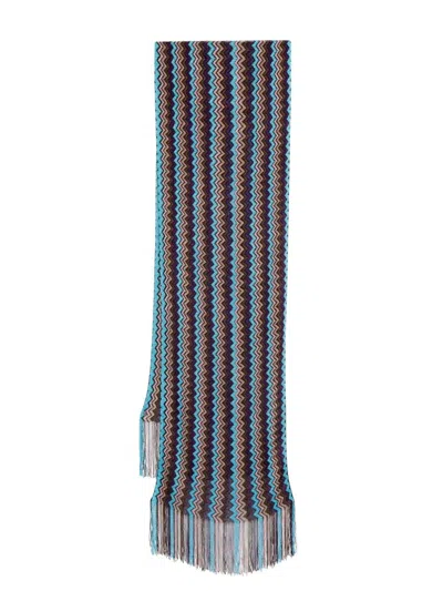 Missoni Zigzag Scarf In Multicolor