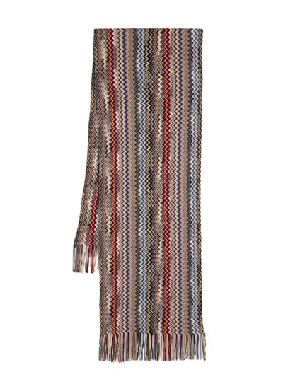 Missoni Zigzag Scarf In Multicolour