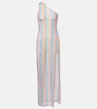 Missoni One-shoulder-maxikleid
