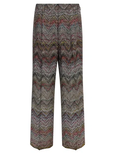 MISSONI MISSONI ZIGZAG SEQUIN PANTS