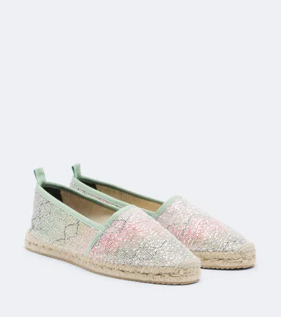 Missoni Zigzag Sequined Espadrilles In Multi