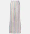 Missoni Palazzo Pants With Zig Zag Pattern In Multi