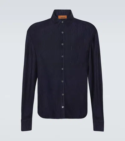 Missoni Zigzag Shirt In Blue