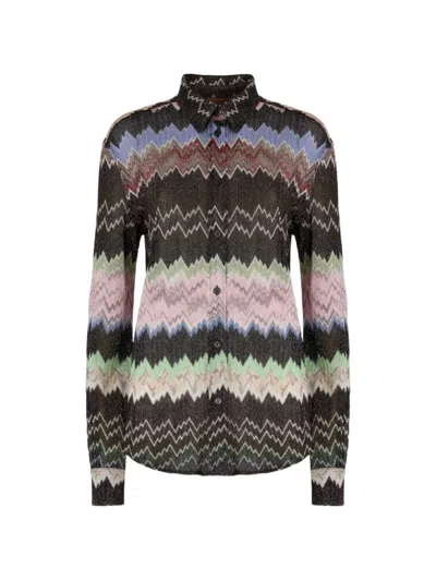Missoni Zigzag Shirt In Multi