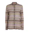 Missoni Relief Zig Zag Rashel Long Sleeves Shirt In Multi