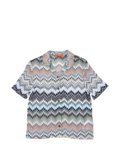Missoni Zigzag Shirt In Neutral