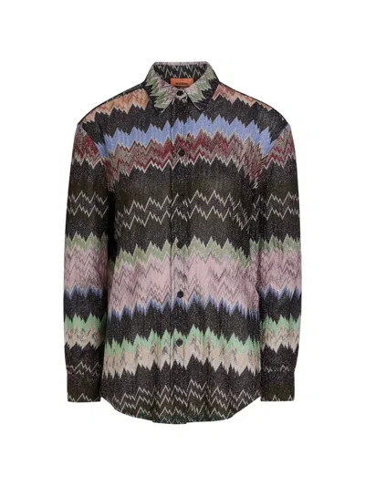 Missoni Zigzag Shirt In Neutral