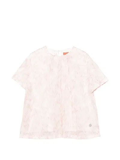 Missoni Kids' Zigzag Short-sleeve Top In White