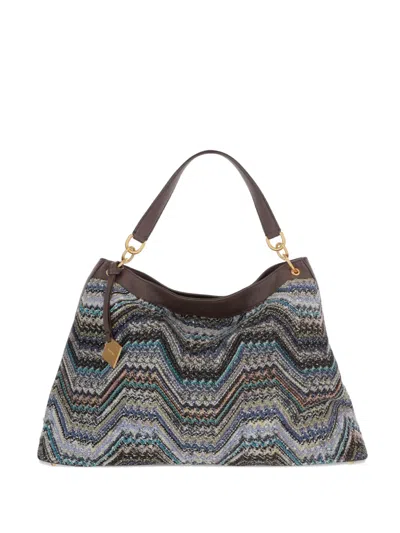 Missoni Chevron Pattern Bag In Multi
