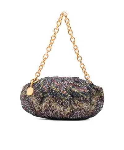 MISSONI ZIGZAG-PATTERN SHOULDER BAG