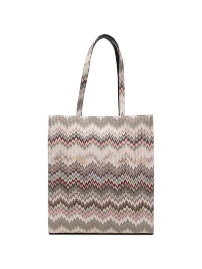 Missoni Zigzag Shoulder Bag In Pattern