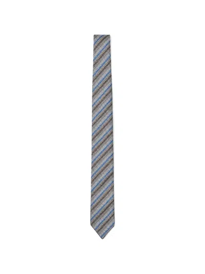MISSONI ZIGZAG SILK TIE